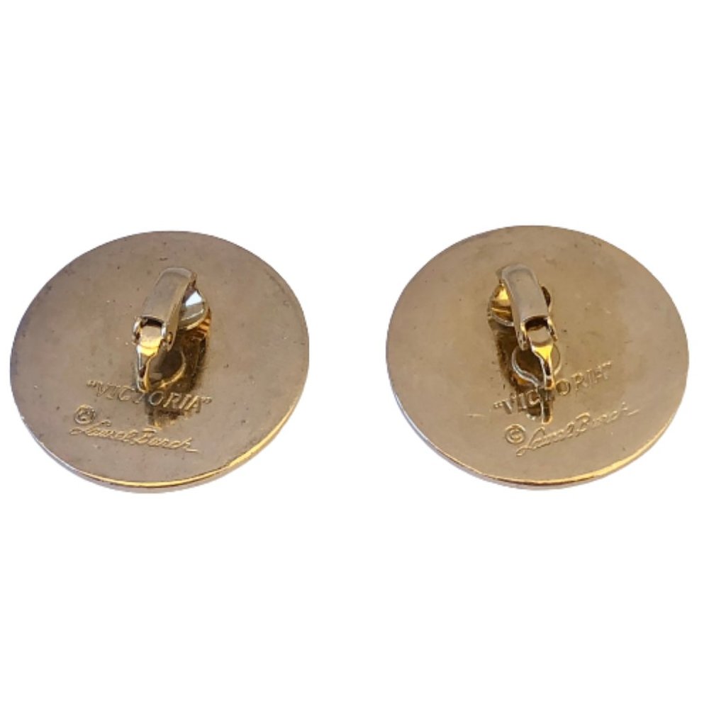 Laurel Burch Round Clip on Earrings Style Name VICTORIA - Picture 10 of 12